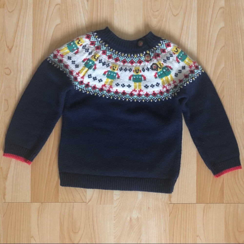 Boden robot sweater 18-24m
